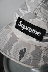 Supreme SS16 Tiger Camo Cap Grey tiger camouflage five-part cap made in the United States