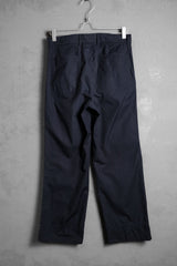 2000s JIL SANDER Cotton Straight Pants Navy 棉質直筒休閒褲 本人期