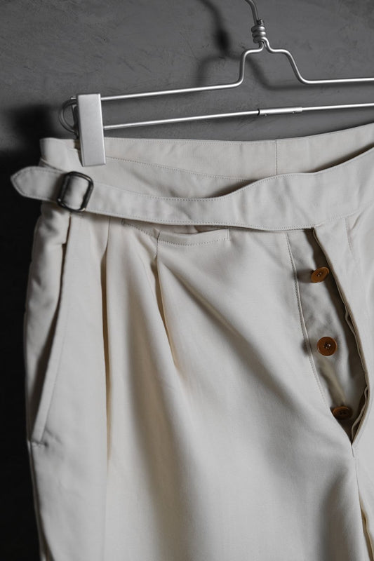 HAVERSACK Tapered Gurkha Pants Beige 日本復古設計師品牌 棉質廓爾喀錐形褲