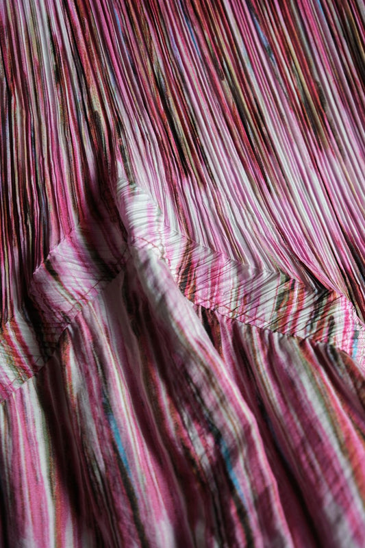 ISSEY MIYAKE Psychedelic Print Pleated Skirt 三宅一生 迷幻印花皺摺傘狀長裙