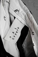 Pal Offner Drop Crotch Pants 德國先鋒設計師品牌 中低檔垂墜收腿褲