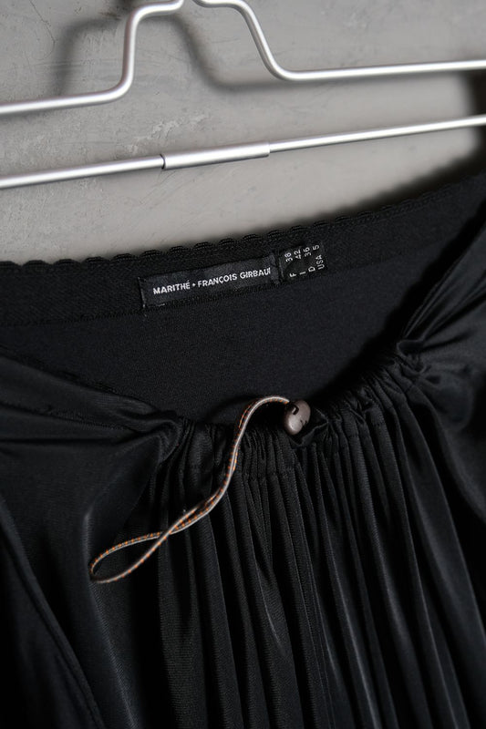 Marithe Francois Girbaud 2000’s Mix Fabric Skirt 法國設計師品牌 異材質拼接結構長裙