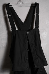 Yohji Yamamoto Detachable Suspender Vest 山本耀司 可拆解吊帶背心外罩圍裙