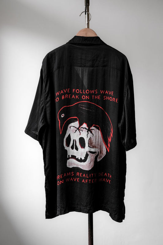 Endless Joy Nevermore Silk Shirt British designer brand silk printed shirt