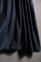 COMME des GARÇONS AD2010 Indigo Denim Shorts Skirt 川久保玲 薄丹寧皺摺褲裙