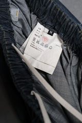 COMME des GARÇONS AD2010 Indigo Denim Shorts Skirt 川久保玲 薄丹寧皺摺褲裙