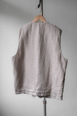CONFECT nest robe Linen Crew Neck Vest Japanese designer brand linen crew neck vest
