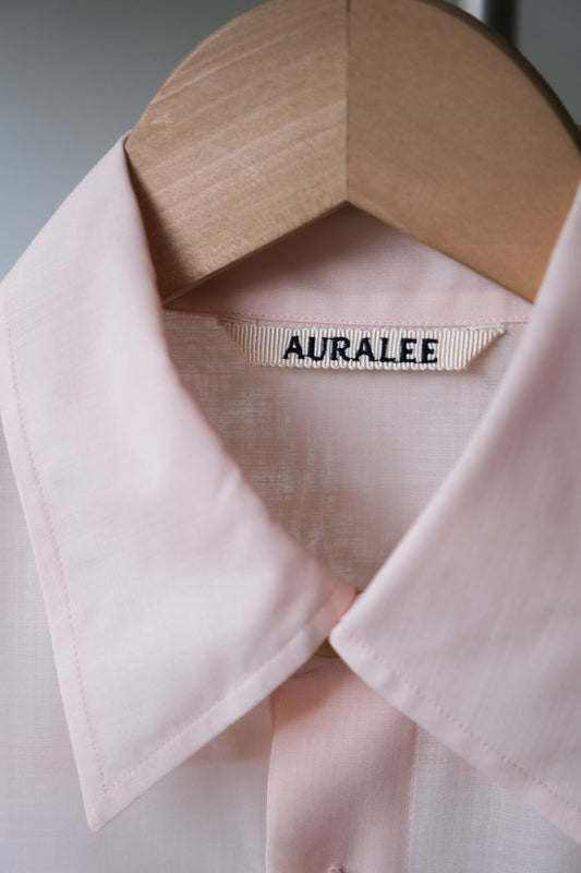 Auralee 20SS Wool Sheer Shirt Japanese designer brand wool blended sheer shirt