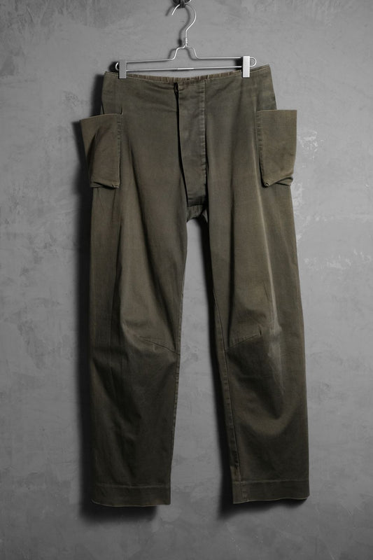 Vivienne Westwood Man Beltless Cargo Pants 薇薇安·維斯伍德男裝線 無腰帶棉質直筒褲