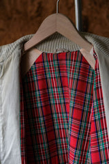 Vintage Harrington Jacket with Plaid Liner Talon Zipper 古著哈靈頓外套 格紋內裡