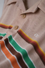 70's Ocean Pacific Sunwear Vintage Polo Shirt 古著人造纖維彈性透膚Polo衫