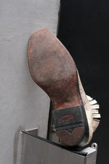 Ivory Python-Embossed Chelsea Boots米白色蟒紋壓紋切爾西靴