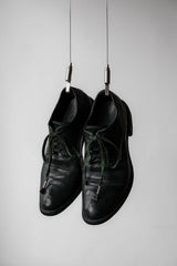 Carol Christian Poell CCP AM/2600L Derby Shoes 奧地利先鋒品牌 深墨綠染色袋鼠皮德比鞋