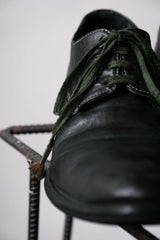 Carol Christian Poell CCP AM/2600L Derby Shoes 奧地利先鋒品牌 深墨綠染色袋鼠皮德比鞋