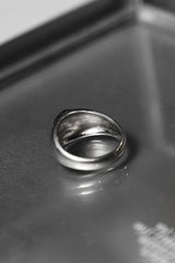 925 Sterling Christian Cross Signet Ring 十字盾牌印章戒指