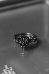 925 Sterling Fleur-de-Lis Cross Ring 百合花十字戒指