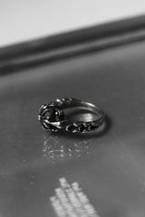 925 Sterling Fleur-de-Lis Cross Ring 百合花十字戒指