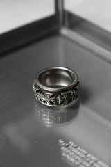 925 Sterling Maltese Cross Carved Spinner Ring 馬爾他十字雕刻可旋轉純銀戒