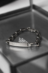 TANGUY 1997 925 Sterling ID Chain Bracelet 雕刻身份牌手鍊