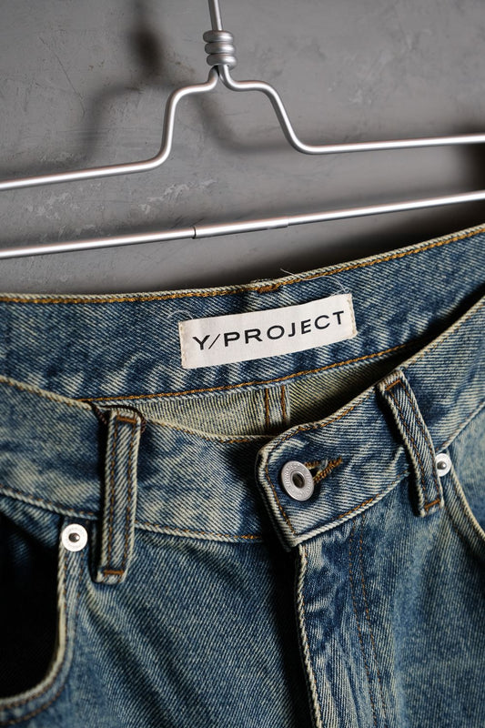Y/PROJECT Evergreen Maxi Cowboy Cuff Jeans Glenn Martens 可拆解西部刺繡牛仔褲