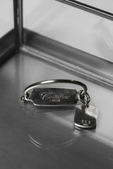 Vintage Cadillac Sterling Silver Key Ring Car Shape Tag Charm 古董車型吊牌鑰匙圈