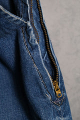 Levi’s 1950’s Vintage Short Horn Side-Zip Denim Jeans 42Talon Zipper