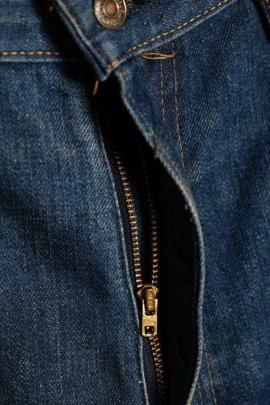 Levi's 1970's Vintage 646 Orange Tab Flared Denim Jeans 42Talon Zipper Original 70s Orange Tab Flared Denim Jeans