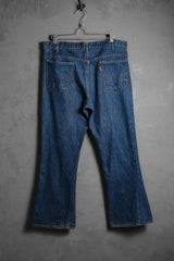 Levi’s 1970’s Vintage 646 Orange Tab Flared Denim Jeans Scovill Garlock Zipper 原版70年代橘標 丹寧喇叭褲