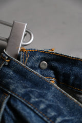 Levi’s 1970’s Vintage 646 Orange Tab Flared Denim Jeans Scovill Garlock Zipper 原版70年代橘標 丹寧喇叭褲