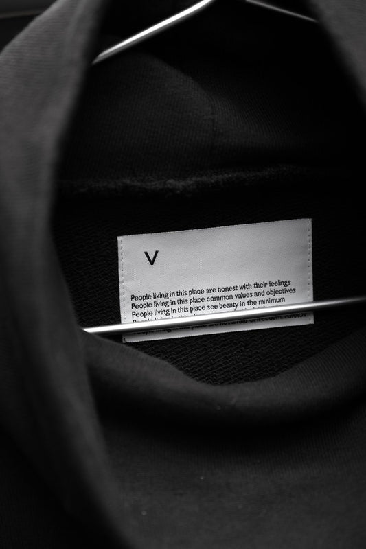 VOAAOV 24A/W Urake High Neck Sweatshirt 日本設計師品牌 高領棉質套頭衫