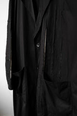 B Yohji Yamamoto Notch Long Coat 山本耀司副線 裂痕長版大衣