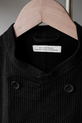 Old Joe &Co. Stand Collar Mechanic Jacket 日本復古設計師品牌 石墨色凸紋立領機師外套