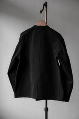 Old Joe &Co. Stand Collar Mechanic Jacket 日本復古設計師品牌 石墨色凸紋立領機師外套