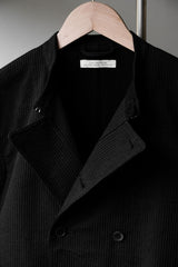 Old Joe &Co. Stand Collar Mechanic Jacket 日本復古設計師品牌 石墨色凸紋立領機師外套