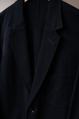 Yohji Yamamoto CUSTUME D'HOMME Polyester Tailored Jacket Yohji Yamamoto's secondary line elastic fiber suit jacket