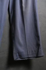 1950’s Vintage “Higgins Slacks” Gabardine Tuck Pants Talon Zipper Rockabilly 古著麻料打褶高腰西裝褲