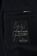 Yohji Yamamoto CUSTUME D'HOMME Polyester Tailored Jacket Yohji Yamamoto's secondary line elastic fiber suit jacket
