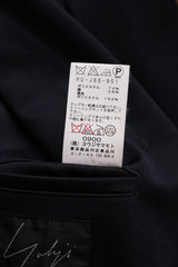 Yohji Yamamoto CUSTUME D'HOMME Polyester Tailored Jacket Yohji Yamamoto's secondary line elastic fiber suit jacket