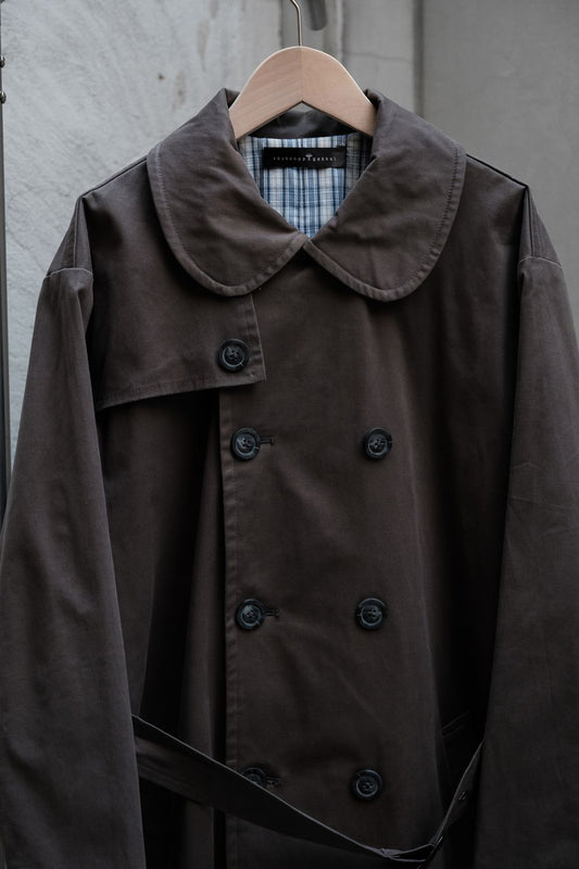 röyksopp gakkai 蘑菇學會 F/W16 Double Breasted Coat 香港設計師品牌 棉質雙排扣大衣