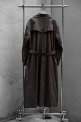 röyksopp gakkai 蘑菇學會 F/W16 Double Breasted Coat 香港設計師品牌 棉質雙排扣大衣