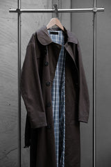 röyksopp gakkai 蘑菇學會 F/W16 Double Breasted Coat 香港設計師品牌 棉質雙排扣大衣