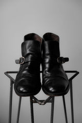 Vintage Leather Monk Strap Boots 復古皮革孟克綁帶靴
