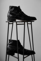 Vintage Leather Monk Strap Boots 復古皮革孟克綁帶靴