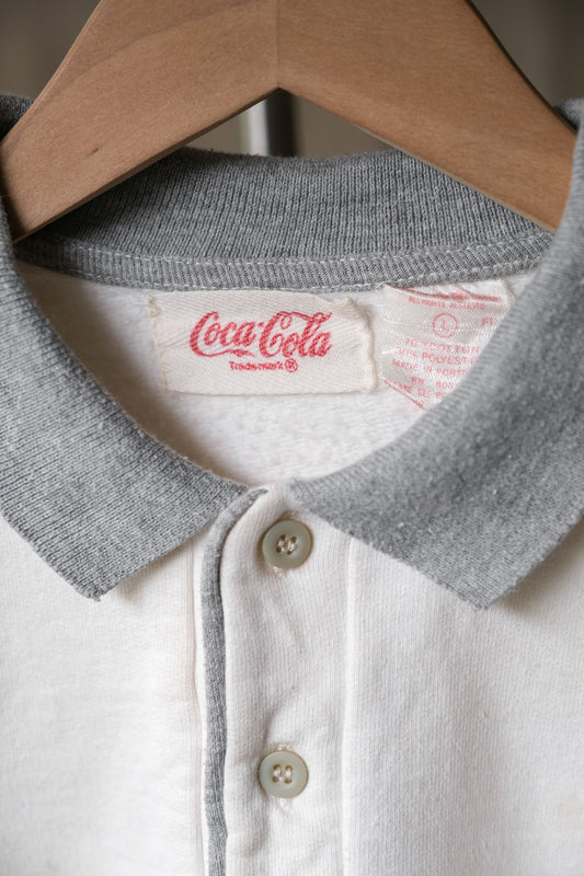 Coca Cola 90’s Vintage Cropped Rugby Polo Shirt 可口可樂 古著短版橄欖球衫