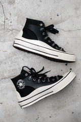 CONVERSE x KIM JONES Chuck 70 設計師聯名款 TPU透明塑膠包覆高筒帆布鞋