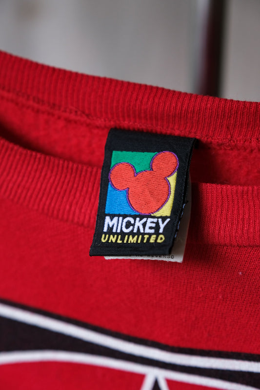 Disney Vintage Mickey Mouse Sweatshirt Made in USA 迪士尼古著 米老鼠大學T 美國製