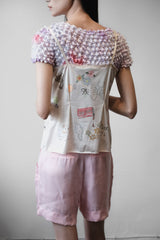 MUMA WORLD Pomelo Jacquard Short Australian designer brand rayon dark pattern jacquard shorts