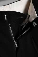 1970’s Vintage Jacquard Tuck Pants Talon Zipper 古著暗紋打褶西裝褲