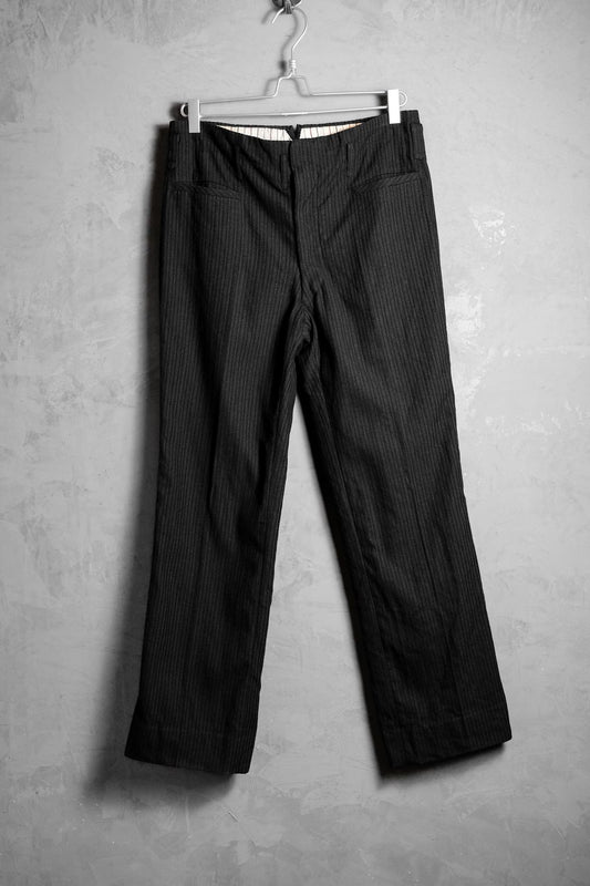 1970’s Vintage Wool Striped Slacks Talon Zipper古著條紋羊毛西裝褲