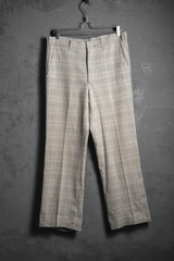 1980’s Vintage Plaid Slacks Scovill Zipper 古著格紋西裝褲